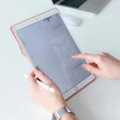 Tablet Tablet bei Immokonzept